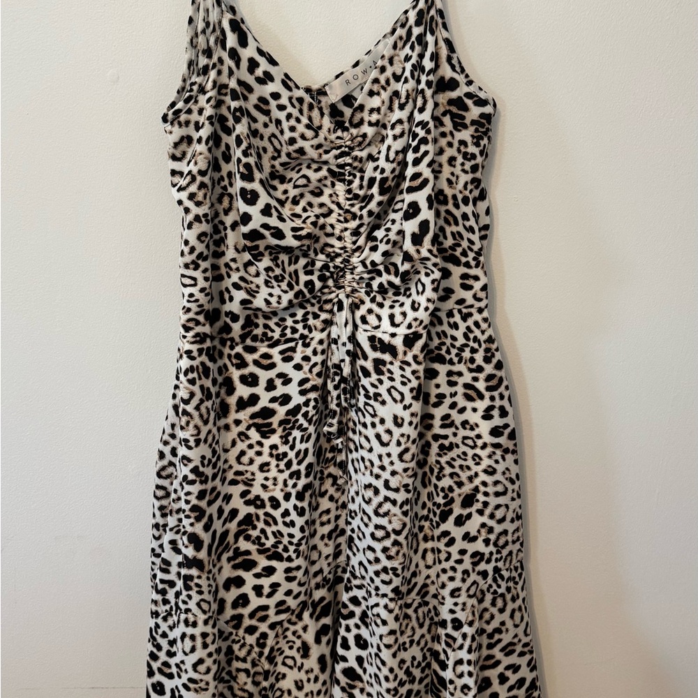 Leopard Print Sleeveless Dress
